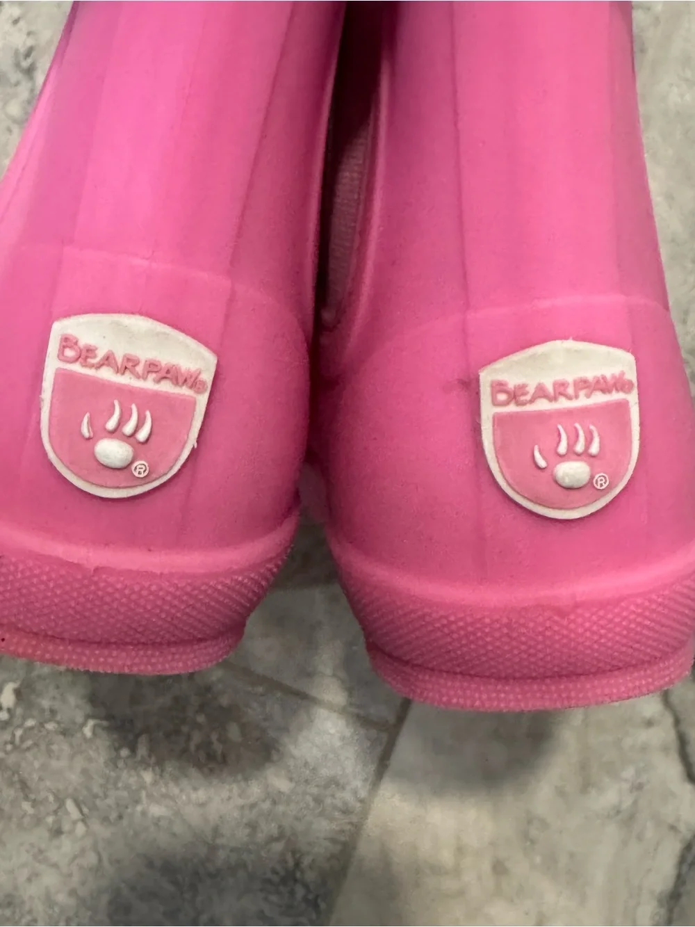 BearPaw Kids Pink Rain Chelsea Boots